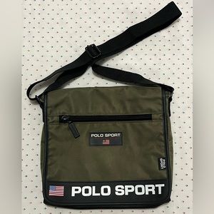 Y2K Vintage Polo Sport by Ralph Lauren Cross Body / 
Shoulder Messenger Bag